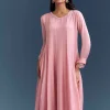 Light Pink Chinon Anarkali Suit With Cutdana And Sequins Embroidery