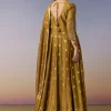 Mehendi Green Embellished Anarkali Suit Set With Palazzo And Dupatta