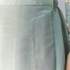 Blue Slit Anarkali Palazzo Set with Sequin Work