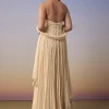 Ivory Backless Anarkali with Dupatta