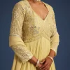 17789-light-yellow-georgette-anarkali-with-mirror-and-sequin-work-2.webp Light Yellow Georgette Anarkali With Mirror And Sequin Work
