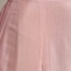 Pink Chinon Anarkali Suit With Cutdana And Sequins Work
