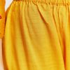 Yellow Bandhani Kurta Set With Pink Dupatta