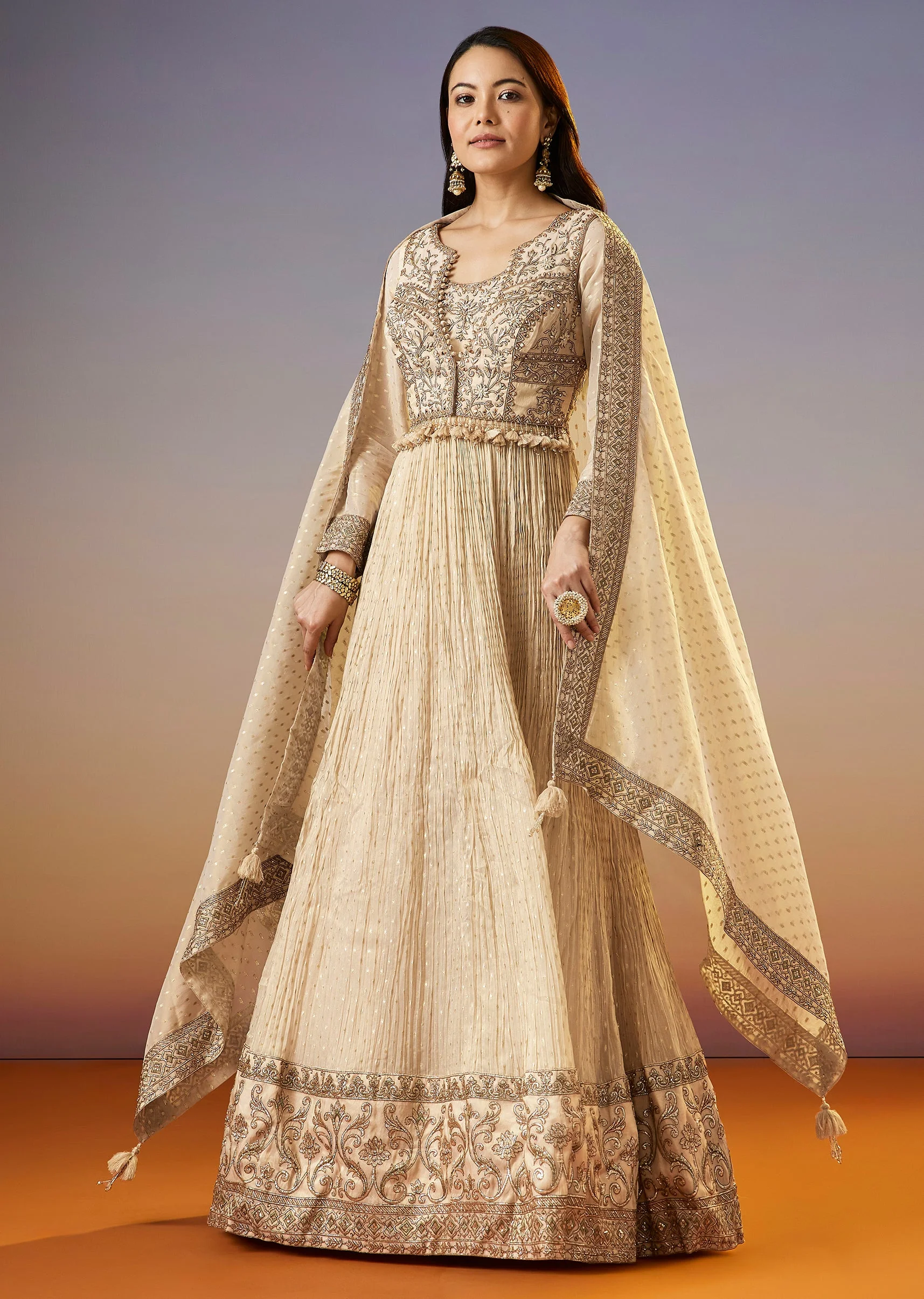 17899-cream-zardosi-jacket-anarkali-set-with-dupatta-1.webp Cream Zardosi Jacket Anarkali Set With Dupatta