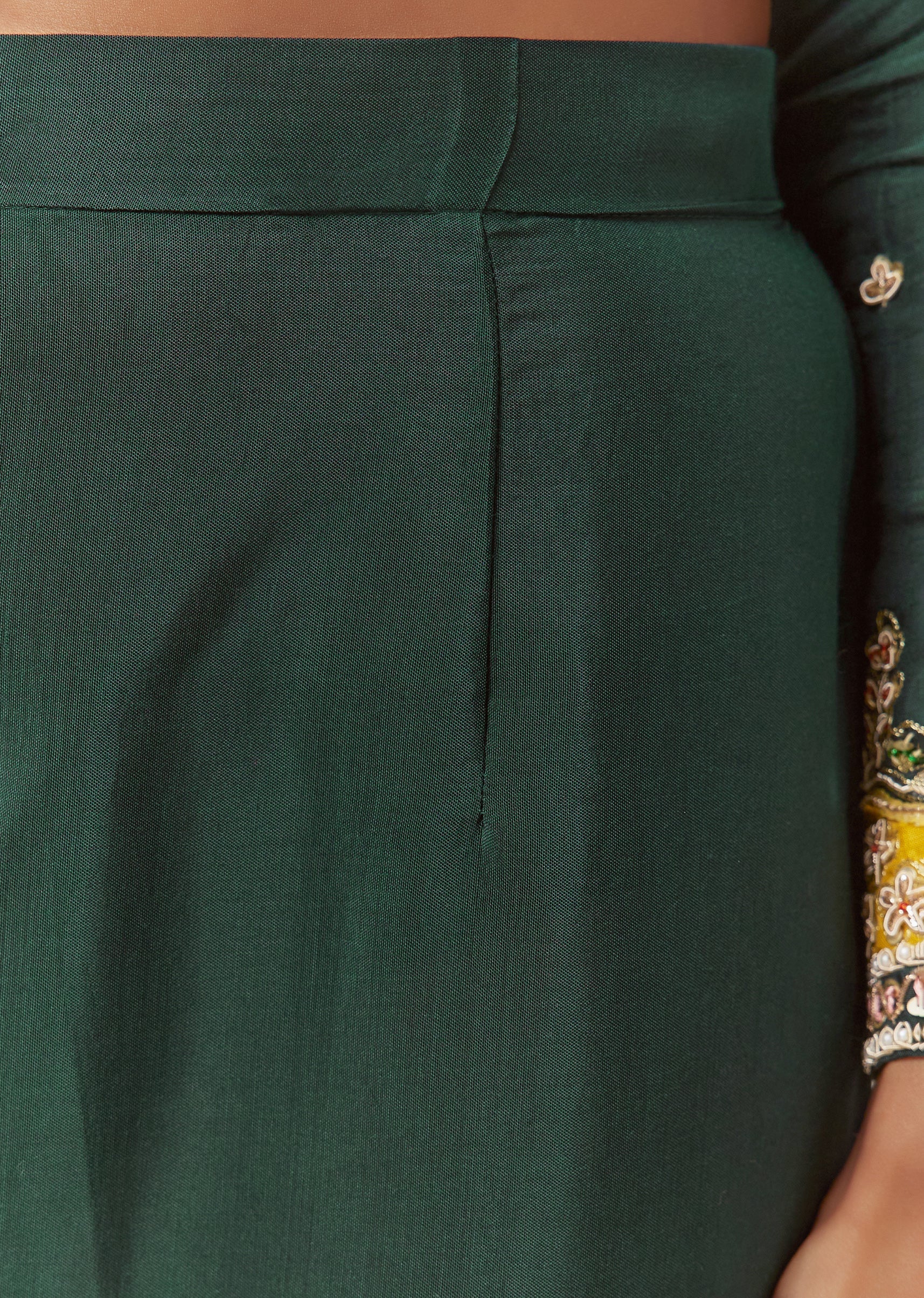 17907-green-sequin-embellished-silk-anarkali-set-6.jpg Green Sequin Embellished Silk Anarkali Set