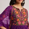 17945-purple-silk-bandhani-anarkali-with-organza-dupatta-2.webp Purple Silk Bandhani Anarkali With Organza Dupatta