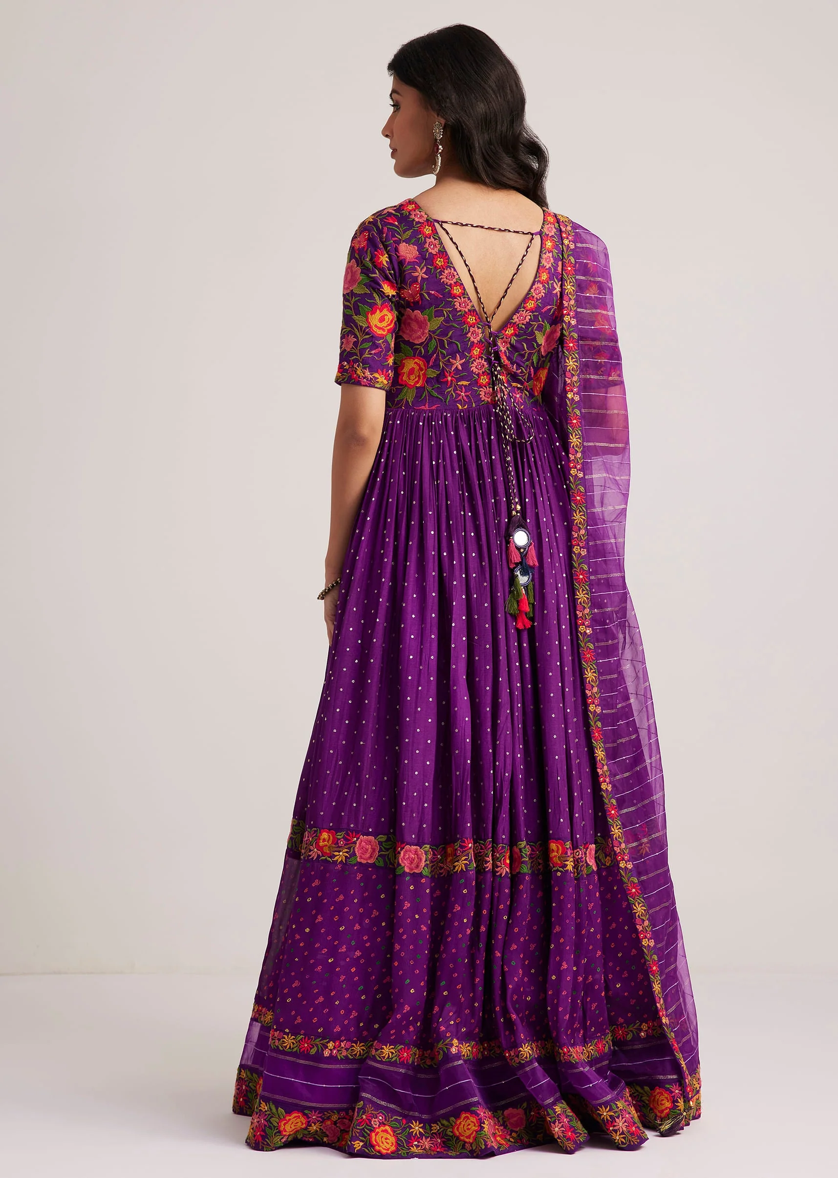 17945-purple-silk-bandhani-anarkali-with-organza-dupatta-5.webp Purple Silk Bandhani Anarkali With Organza Dupatta