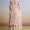 Pink Threadwork Anarkali With Dupatta