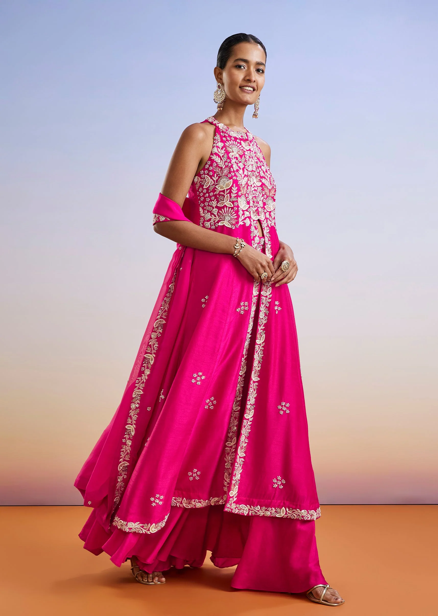 17989-pink-embroidered-front-slit-anarkali-suit-with-dupatta-1.webp Pink Embroidered Front Slit Anarkali Suit With Dupatta