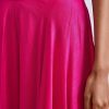Pink Embroidered Front Slit Anarkali Suit With Dupatta