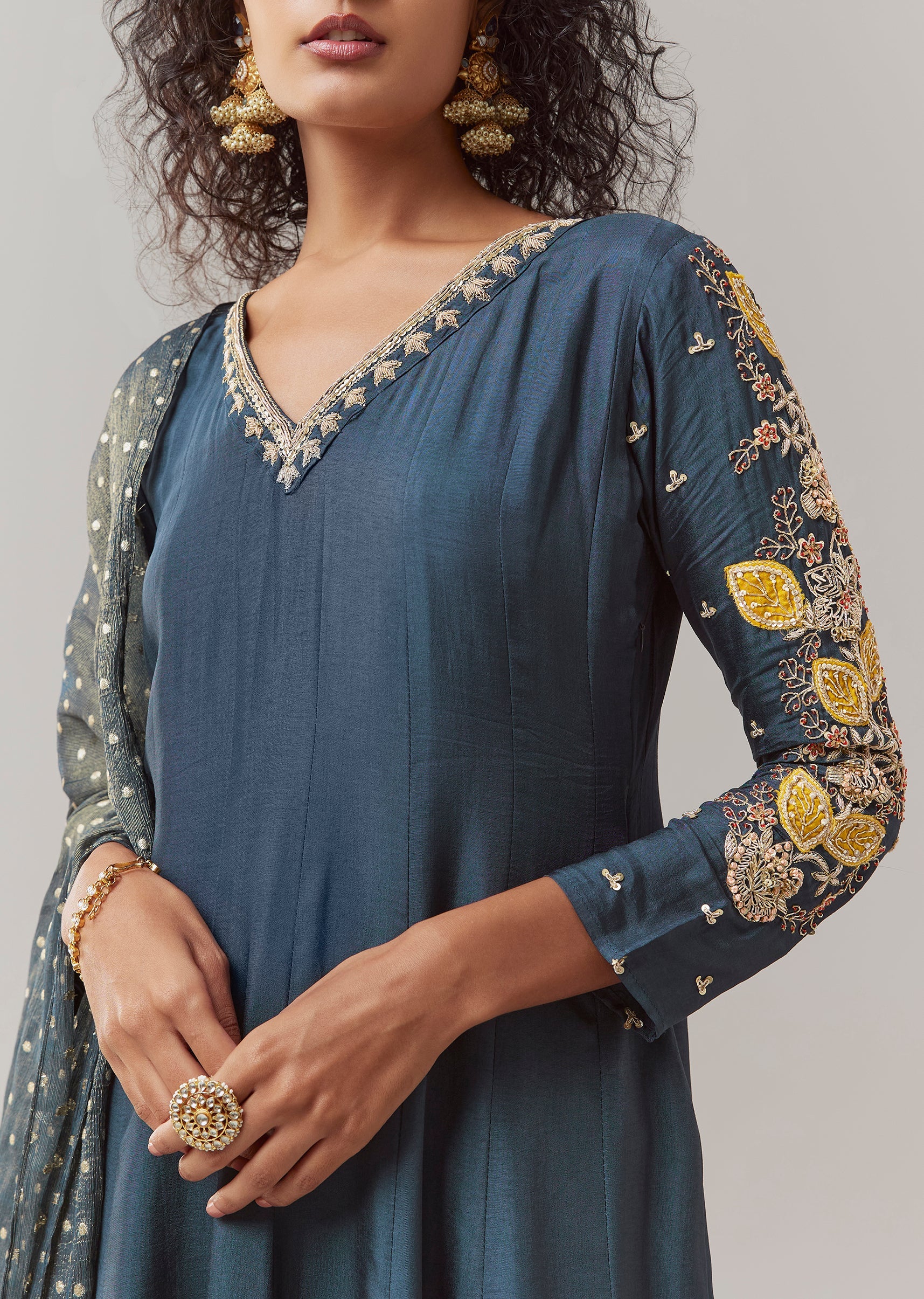 17995-teal-blue-zardozi-work-anarkali-set-2.jpg Teal Blue Zardozi Work Anarkali Set