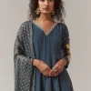17995-teal-blue-zardozi-work-anarkali-set-4.webp Teal Blue Zardozi Work Anarkali Set