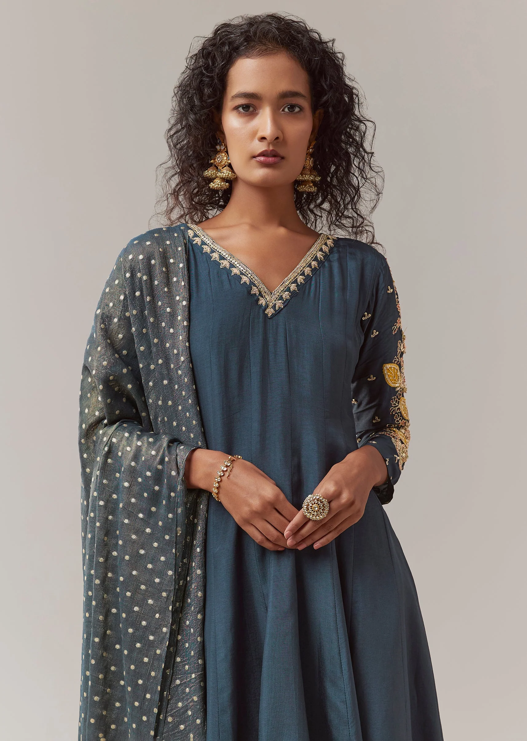 17995-teal-blue-zardozi-work-anarkali-set-4.webp Teal Blue Zardozi Work Anarkali Set