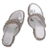 Silver Embellished Wedges