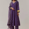 18002-purple-sequin-work-silk-anarkali-set-3.webp Purple Sequin Work Silk Anarkali Set