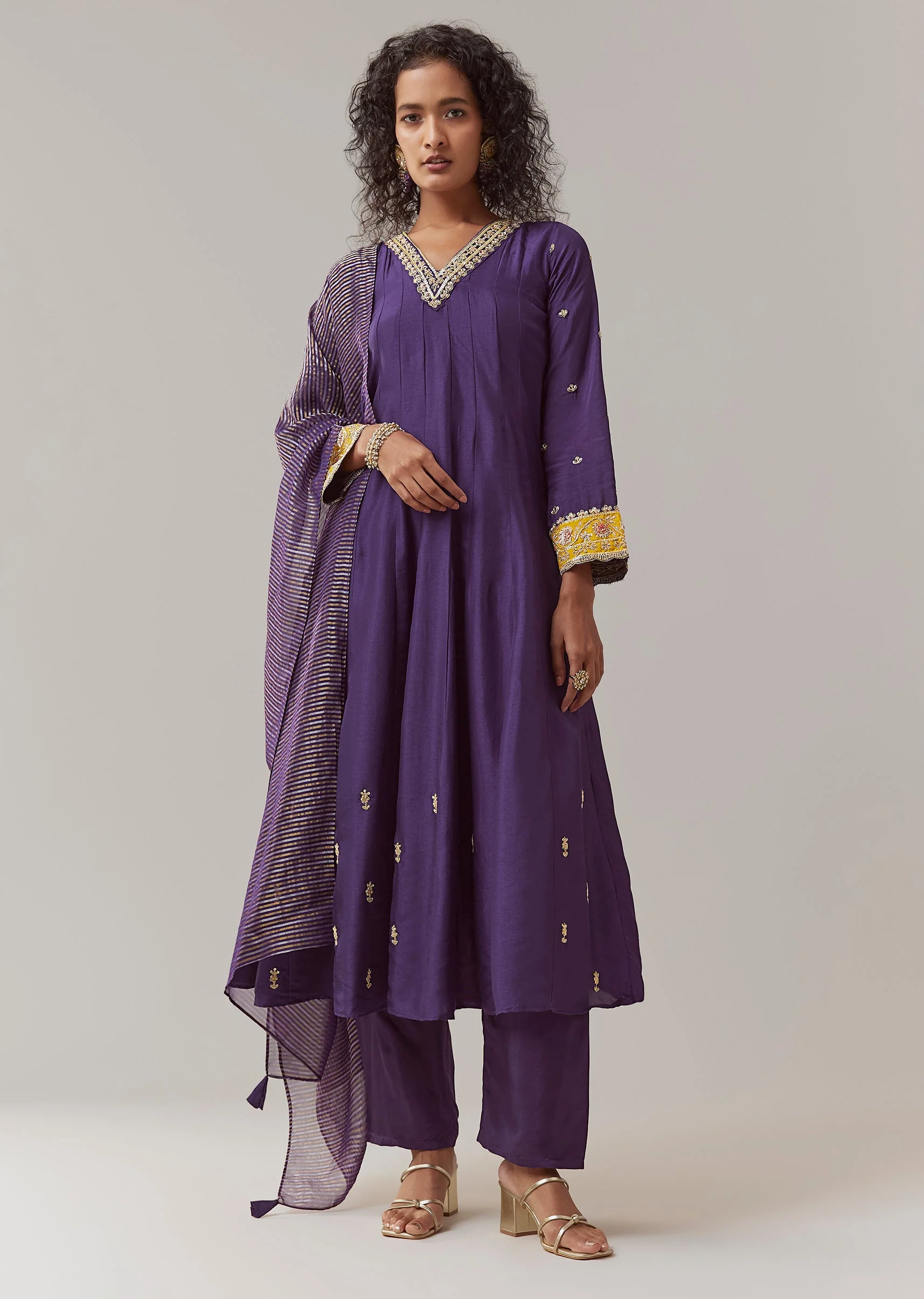 18002-purple-sequin-work-silk-anarkali-set-3.webp Purple Sequin Work Silk Anarkali Set