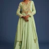 18044-mint-green-tissue-embroidered-anarkali-with-dupatta-3.webp Mint Green Tissue Embroidered Anarkali With Dupatta