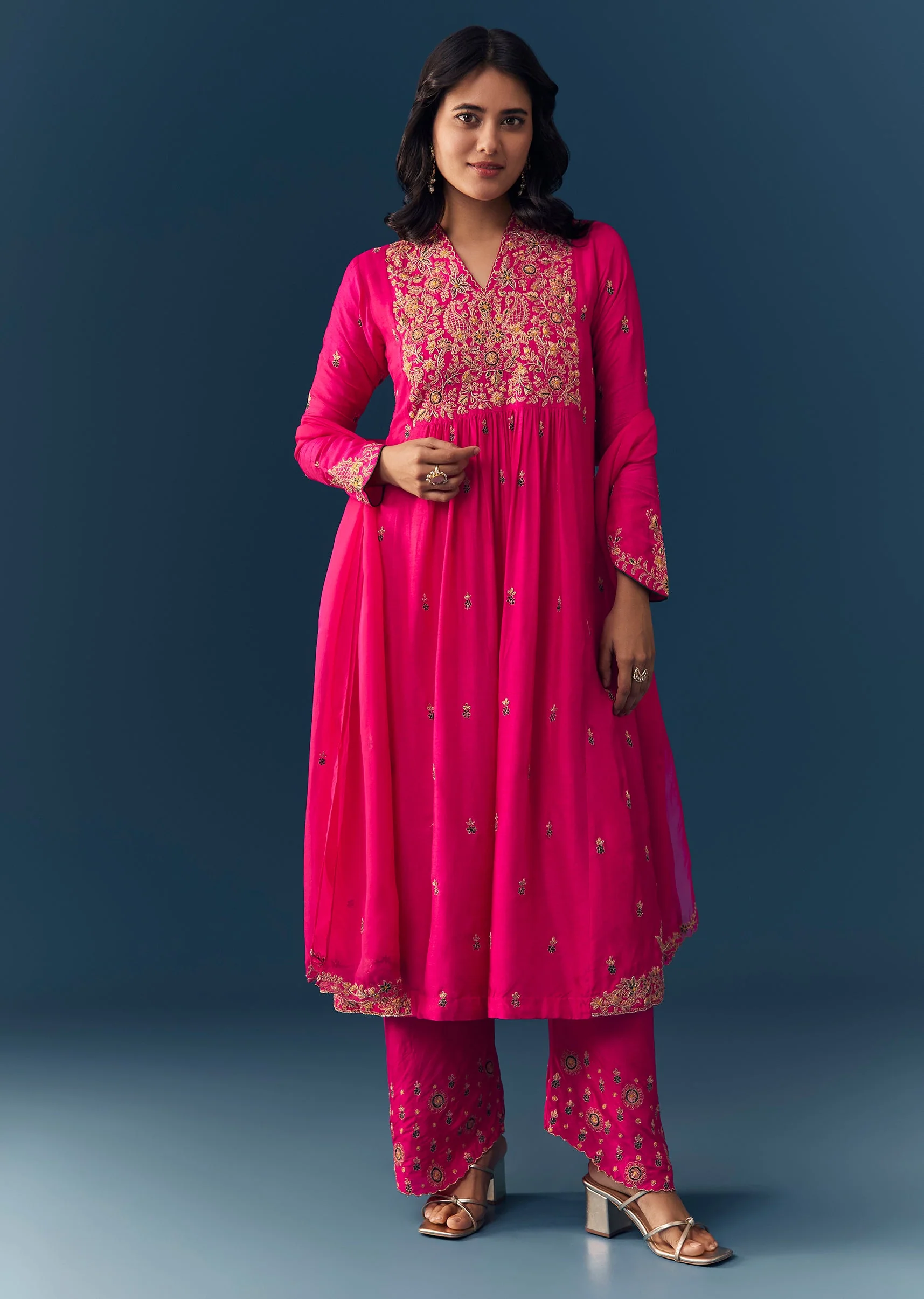 18111-pink-raw-silk-zari-embroidered-anarkali-set-1.webp Pink Raw Silk Zari Embroidered Anarkali Set