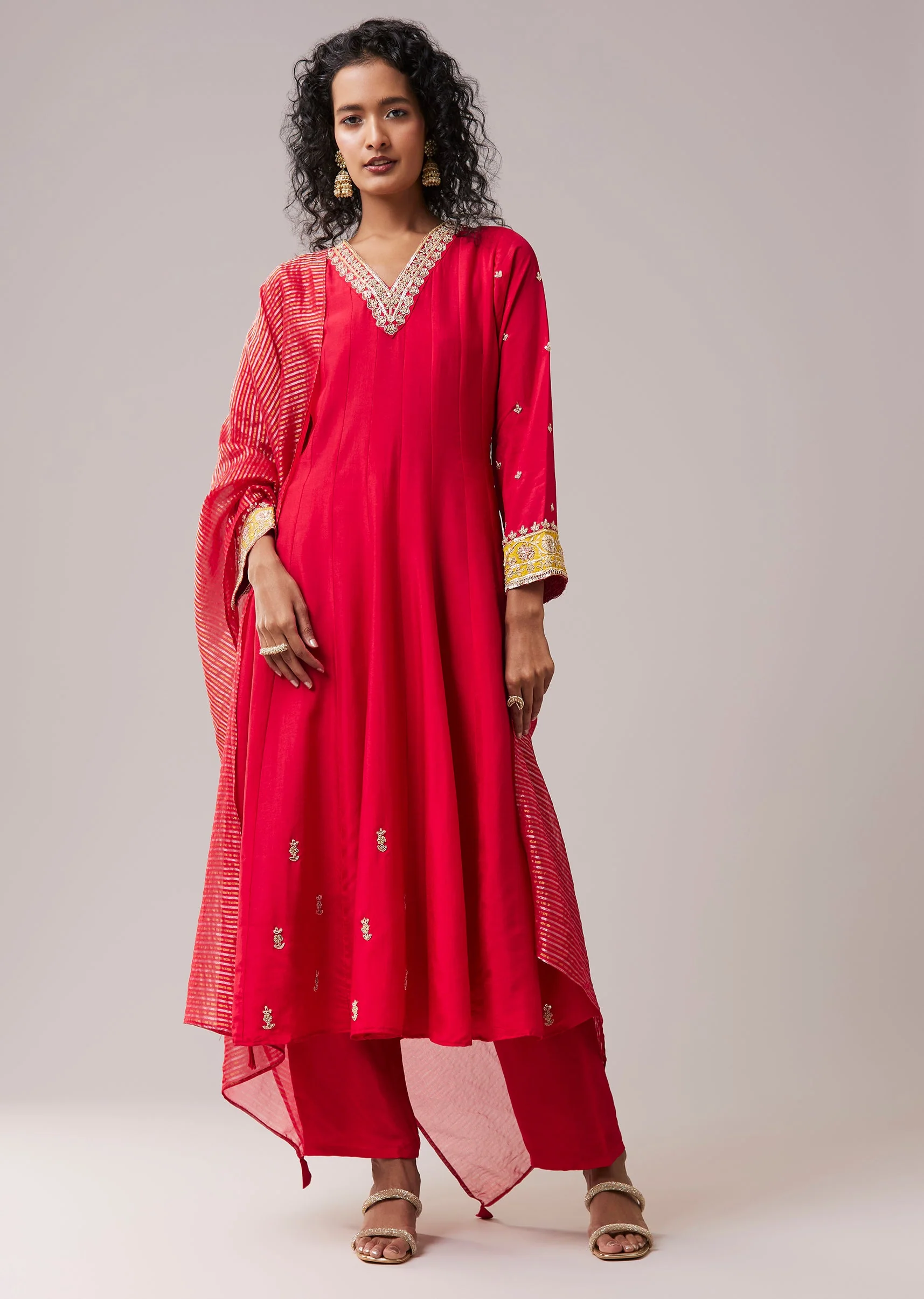 18158-pink-zardozi-embellished-silk-anarkali-set-1.webp Pink Zardozi Embellished Silk Anarkali Set