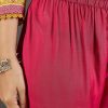 Pink Muslin Anarkali Set With Thread Work