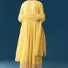Yellow Silk Anarkali Suit With Resham And Sequins Work