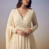 Ivory Lucknowi And Sequin Anarkali with Dupatta