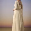 Ivory Lucknowi And Sequin Anarkali with Dupatta