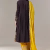 Black Anarkali Suit With Zari Cut Dana And Sequins Work