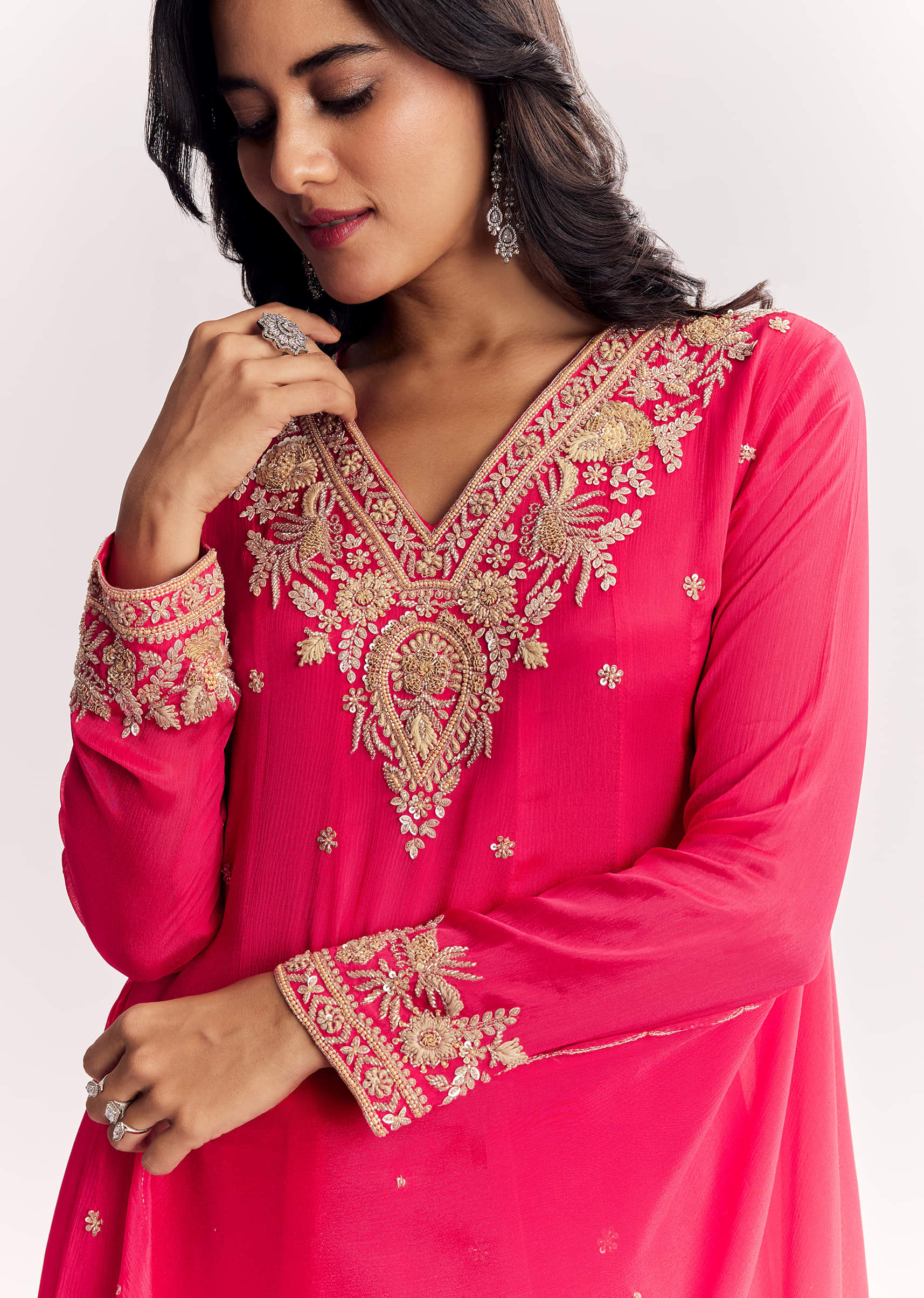 18652-pink-chinon-anarkali-dupatta-suit-with-sequins-cutdana-and-moti-work-1.jpg Pink Chinon Anarkali Dupatta Suit With Sequins Cutdana And Moti Work