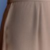 Brown Ombre Georgette Anarkali With Cutdana Neck And Zari Dupatta