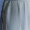 Blue Ombre Georgette Anarkali With Cutdana Neck And Zari Dupatta