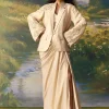 1869-gold-banarasi-silk-jacket-and-draped-skirt-set-4.webp Gold Banarasi Silk Jacket and Draped Skirt Set