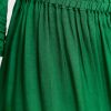 Dark Green Printed Chiffon Sequin Kurta Set With Dupatta