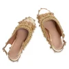Gold Embellished Wedges