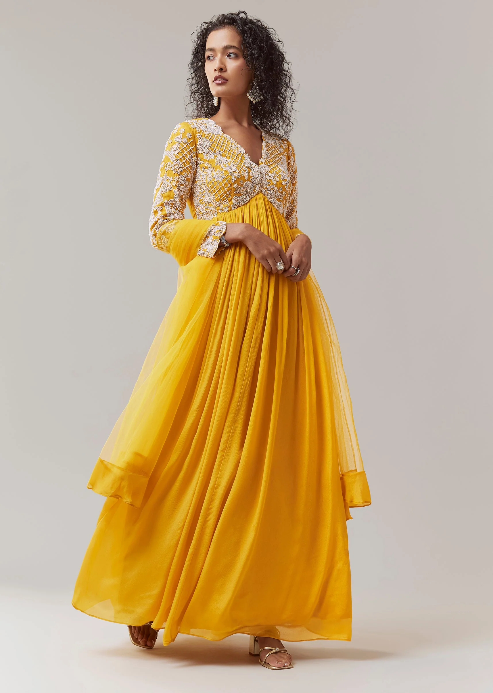 18811-yellow-chinon-embroidered-anarkali-with-dupatta-3.webp Yellow Chinon Embroidered Anarkali with Dupatta