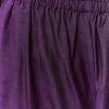 Purple Zardosi V-Neck Anarkali Pant Set With Dupatta