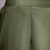 Green Tissue Anarkali Suit With Gotta Work And Dupatta