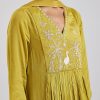 Green Embroidered Anarkali Set