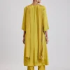Green Embroidered Anarkali Set