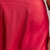 Red Printed Crepe Anarkali Set