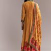 Yellow Floral Anarkali Set