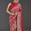 Rani Pink Khaddi Georgette Saree