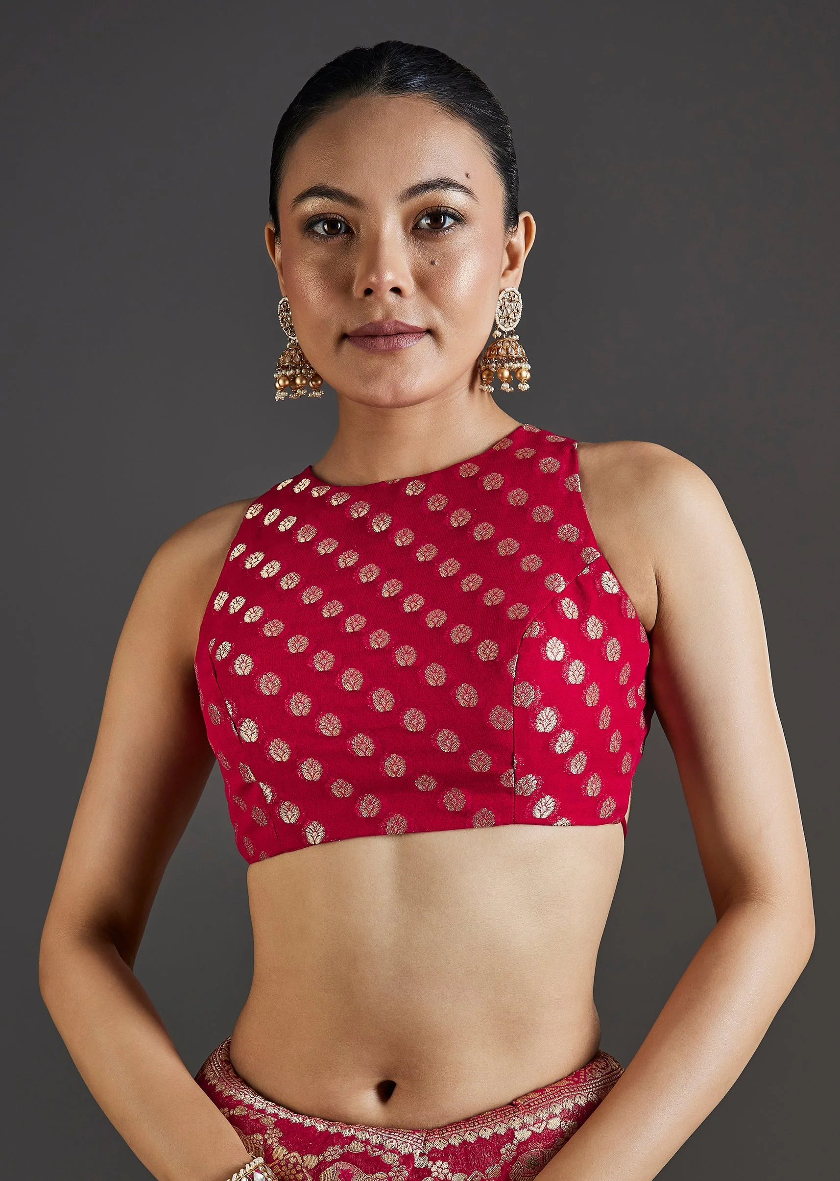 Rani Pink Khaddi Georgette Saree