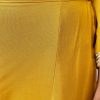 Mustard Yellow Chinon Sequin Embroidered Anarkali Set