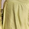 Mehendi Green Tissue Anarkali Suit With Zardosi Work