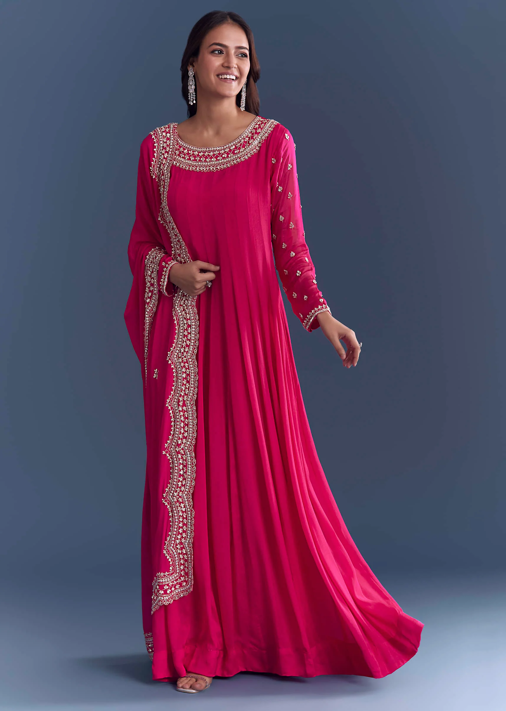 19330-pink-chinon-anarkali-suit-with-cutdana-and-sequins-embroidery-1.webp Pink Chinon Anarkali Suit With Cutdana And Sequins Embroidery