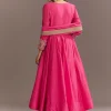 19402-pink-chanderi-anarkali-with-gotta-moti-neckline-and-lace-dupatta-5.webp Pink Chanderi Anarkali With Gotta Moti Neckline And Lace Dupatta