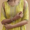 Green Tissue Anarkali Suit With Intricate Zari Work