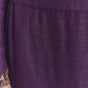 Purple Silk Anarkali Suit With Zari Thread Work