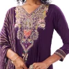 Purple Anarkali Suit